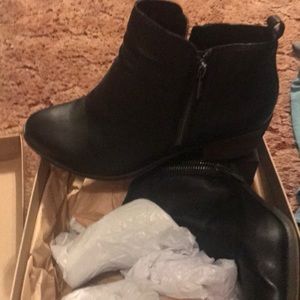 Black Lucky Brand Booties